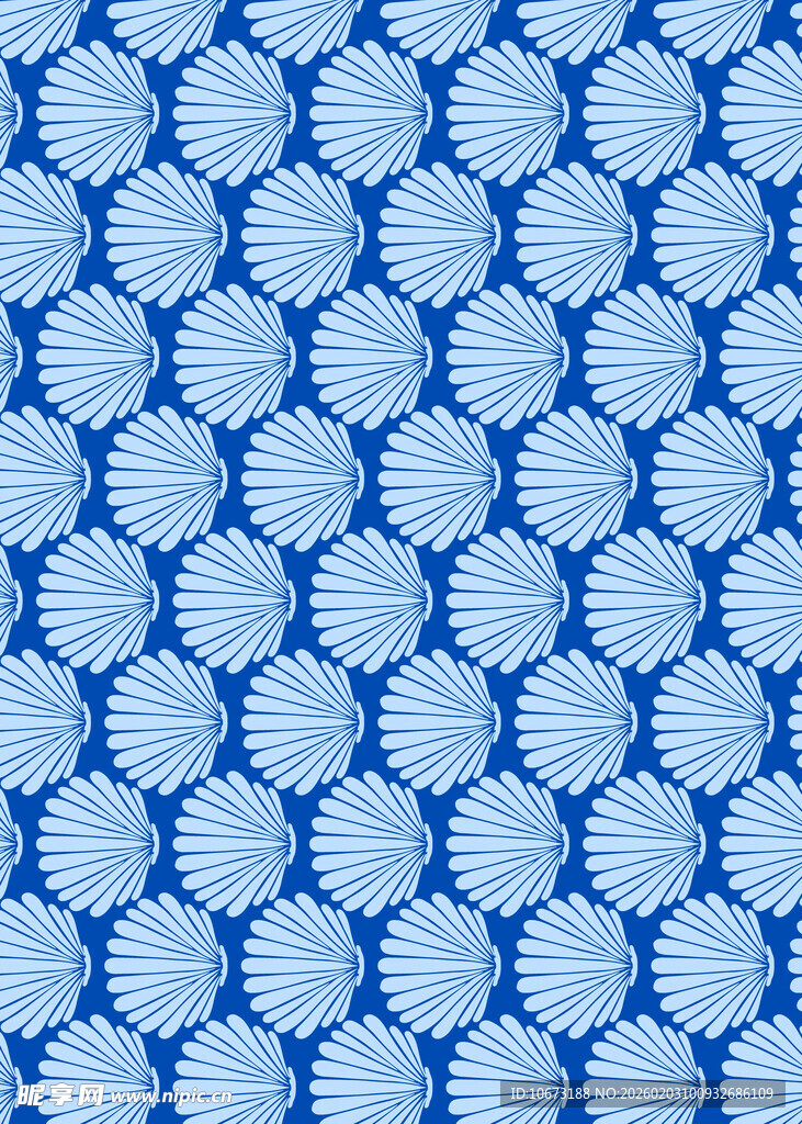 蓝色几何图案无缝纹理背景