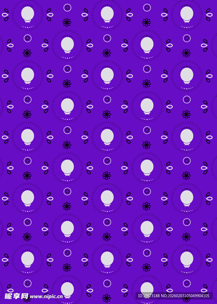 紫色气球图案背景纹理