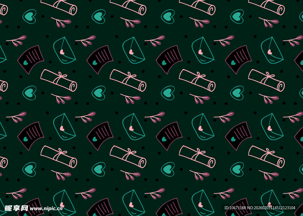 圣诞风乐器图案背景