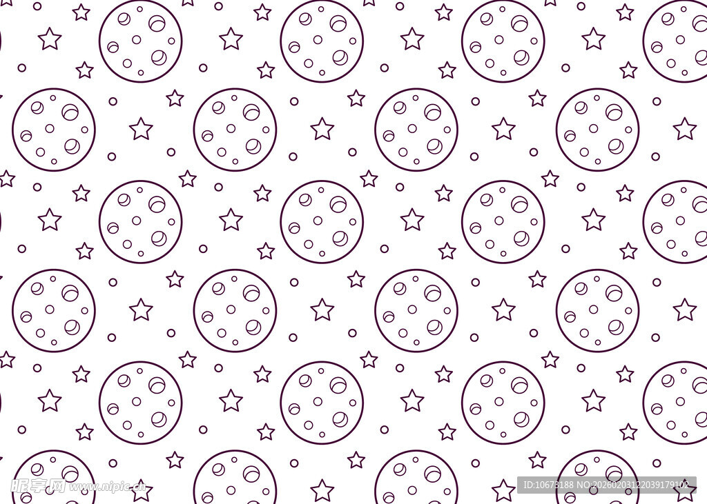 圆形花纹图案背景设计