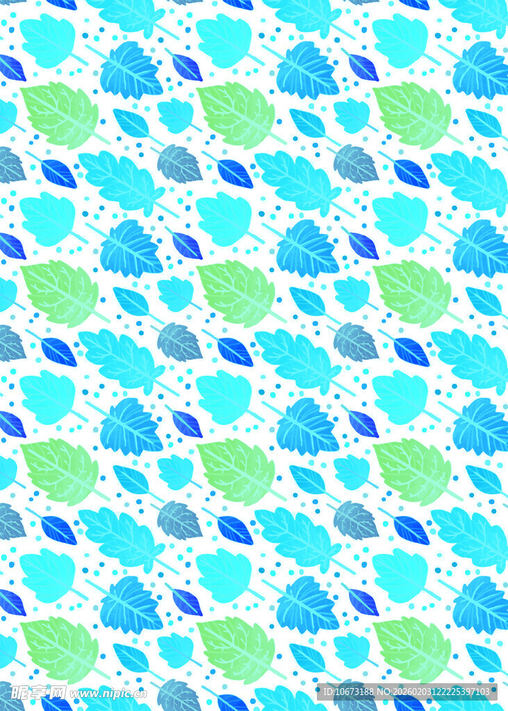 清新蓝绿几何图案纹理