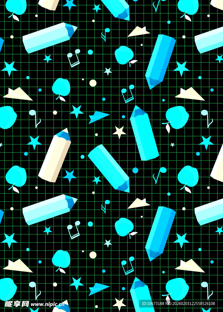 梦幻星空下的多彩胶囊元素