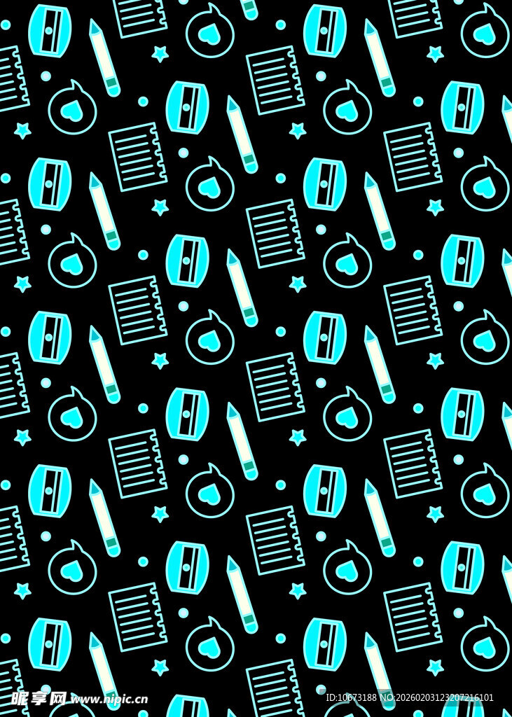 科技元素无缝图案背景