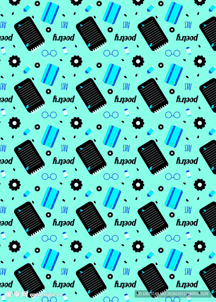 科技风电子元件图案背景