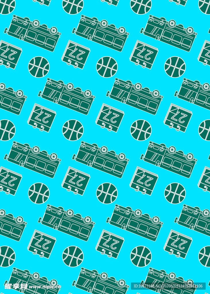 蓝色背景上的钞票图案