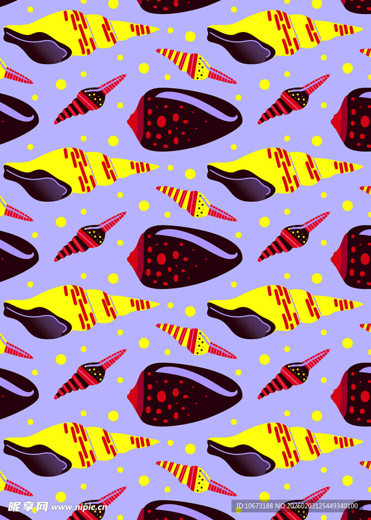 多彩水果图案无缝背景