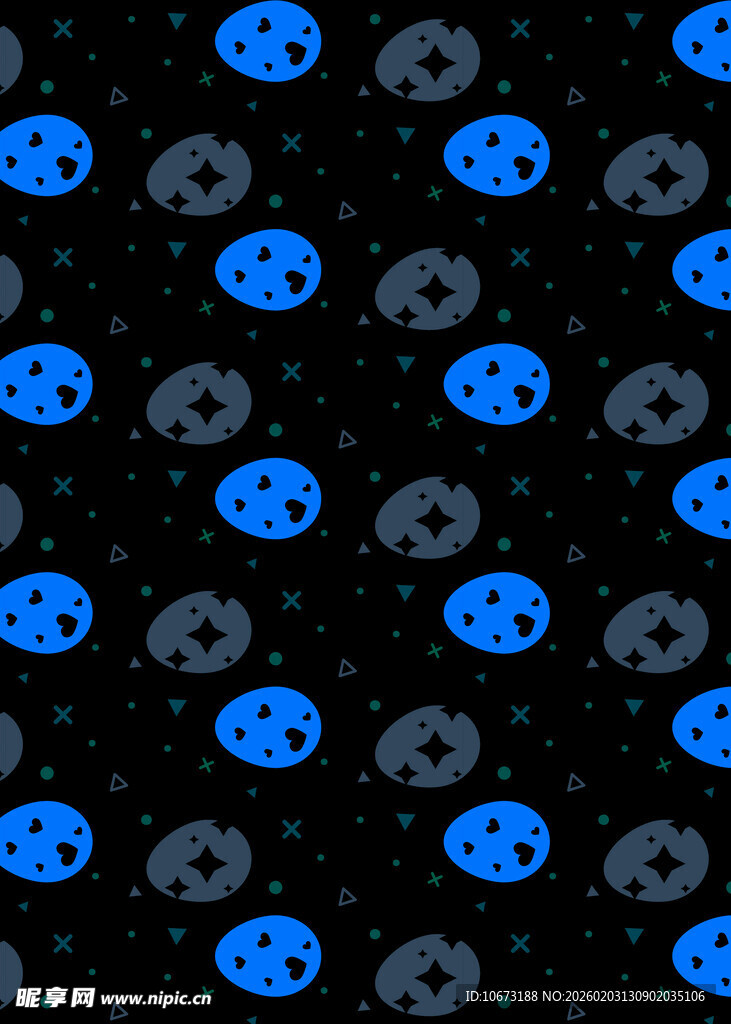 蓝灰图案背景纹理