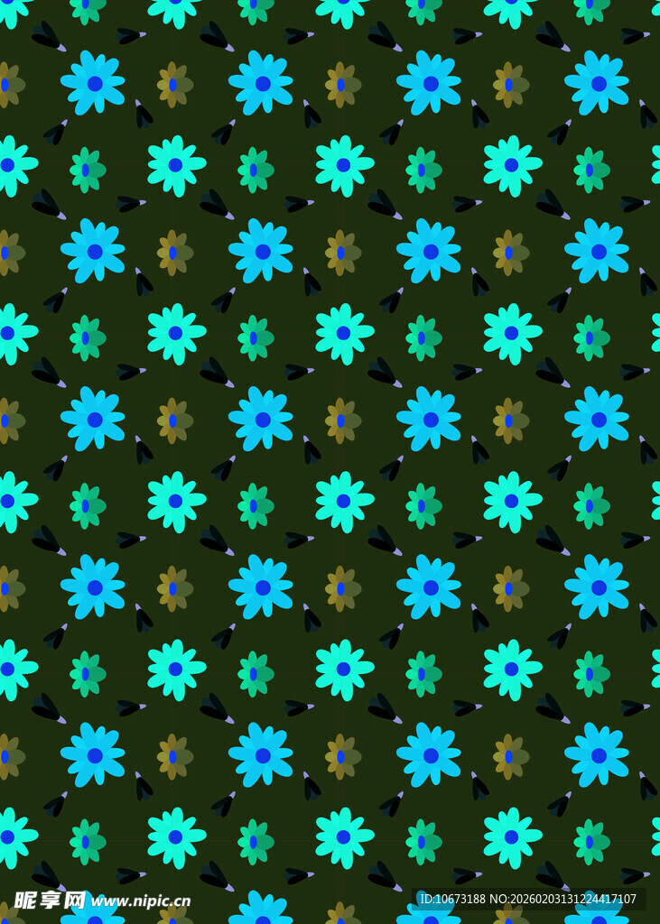 多彩拼图图案背景