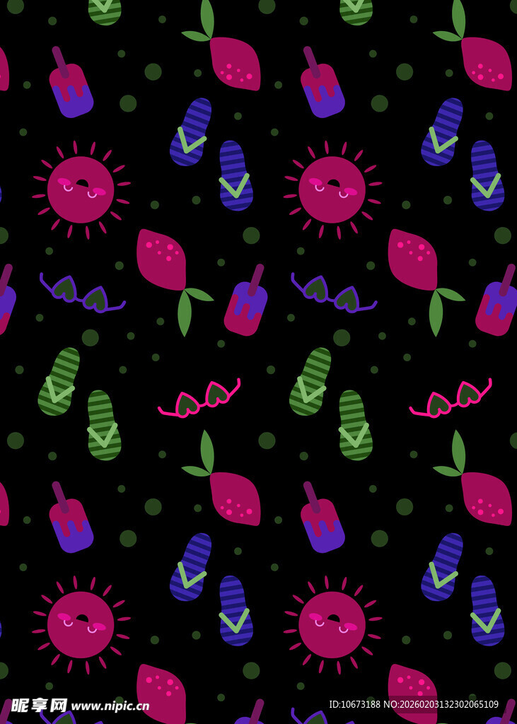 多彩抽象图案背景