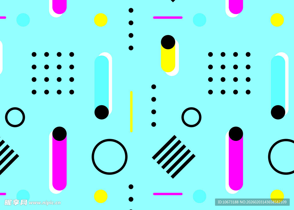 几何线条多彩图案背景