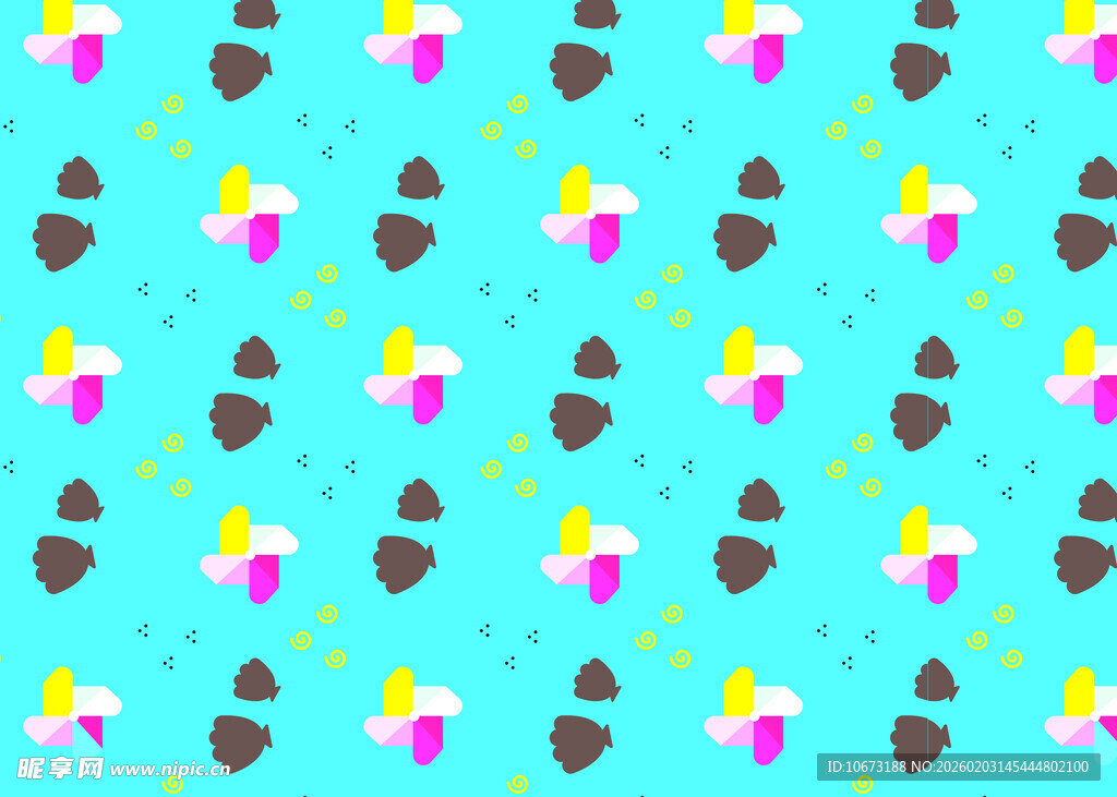 心形图案的清新背景图