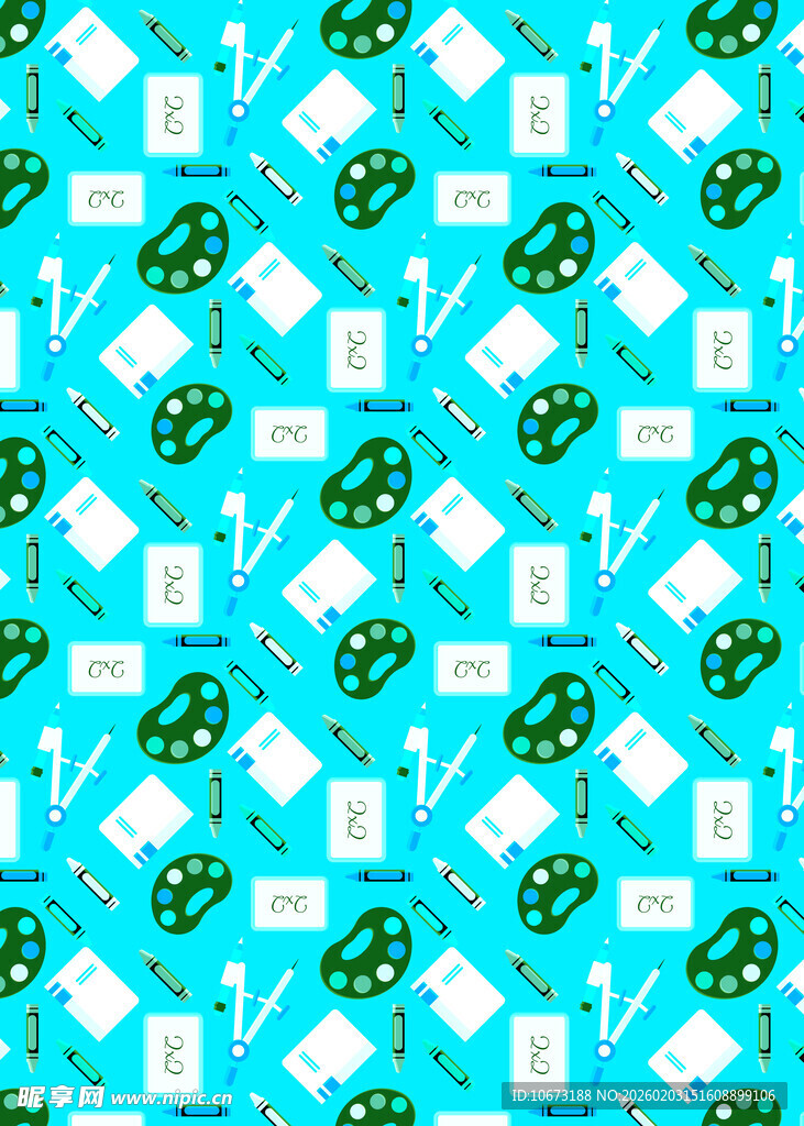 科技主题无缝图案背景