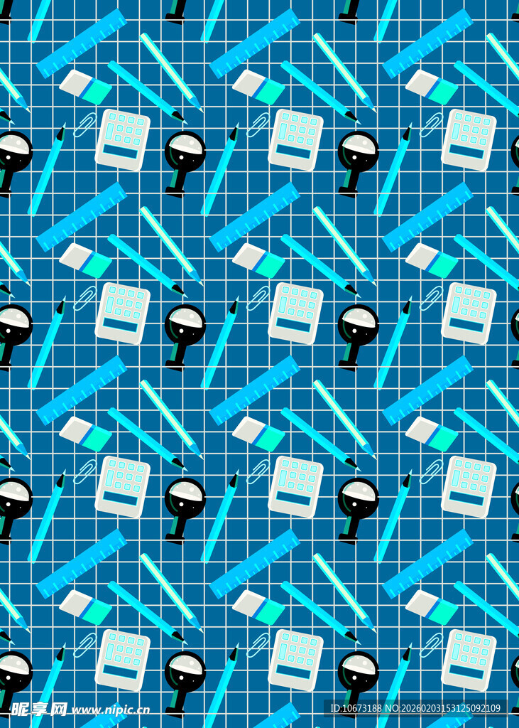 科技元素无缝图案背景