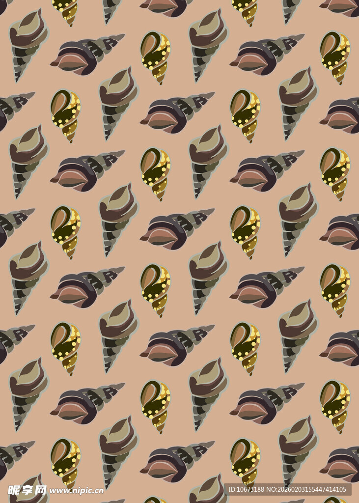 复古风格动物图案纹理