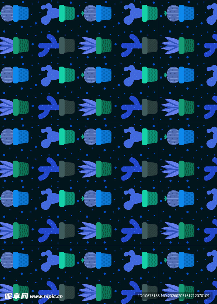 蓝绿相间几何图案纹理