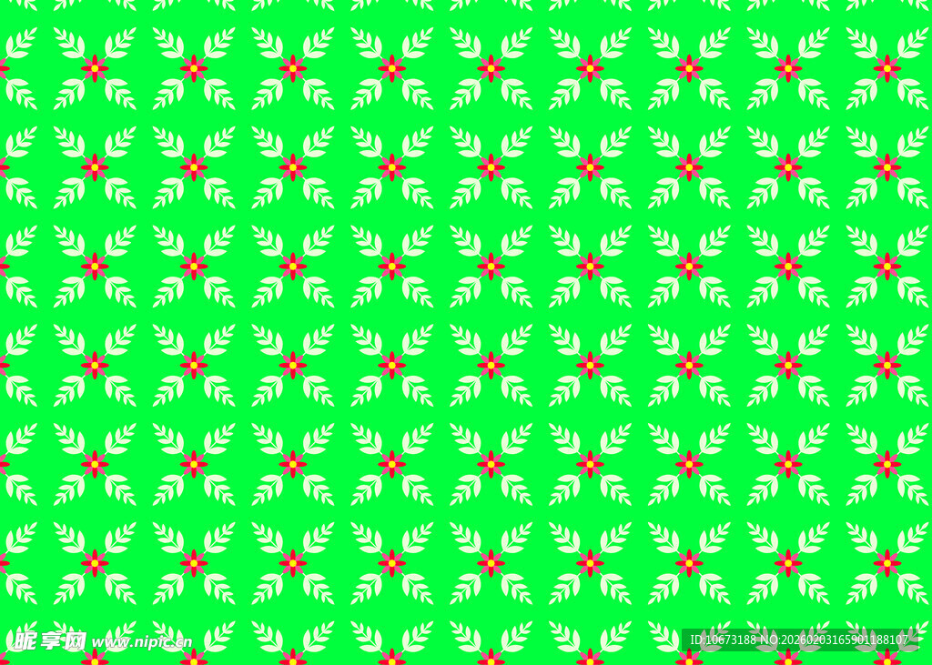 绿色星形图案背景纹理