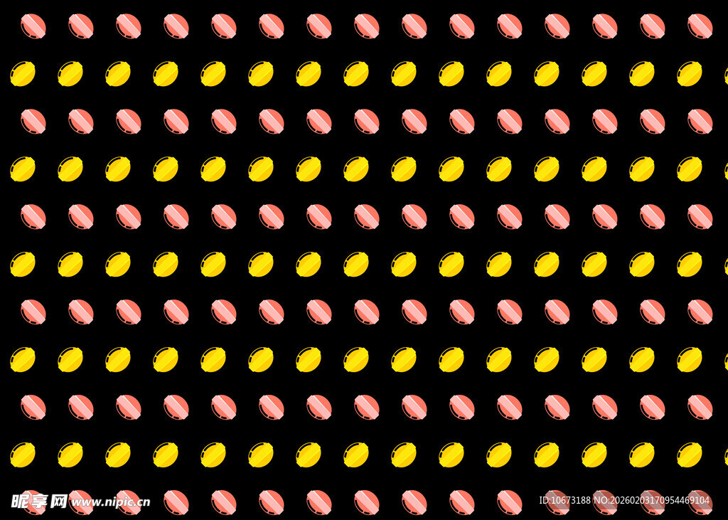 彩色波点图案背景