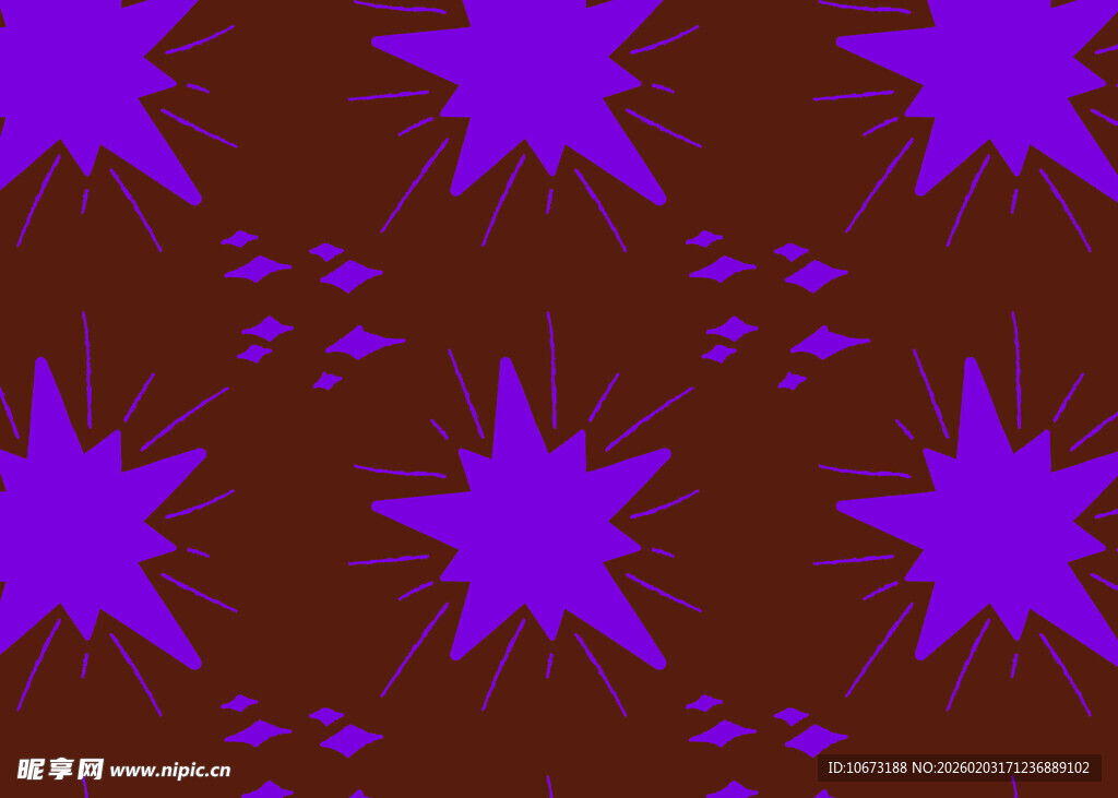 紫色星形图案抽象背景