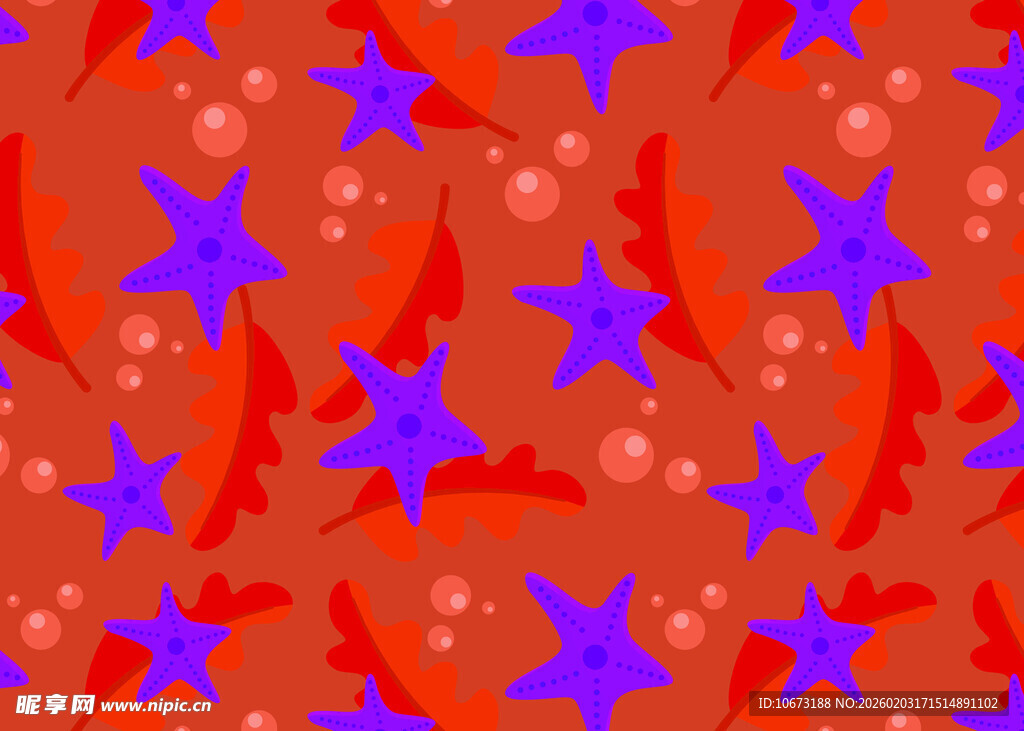 红蓝星星图案背景