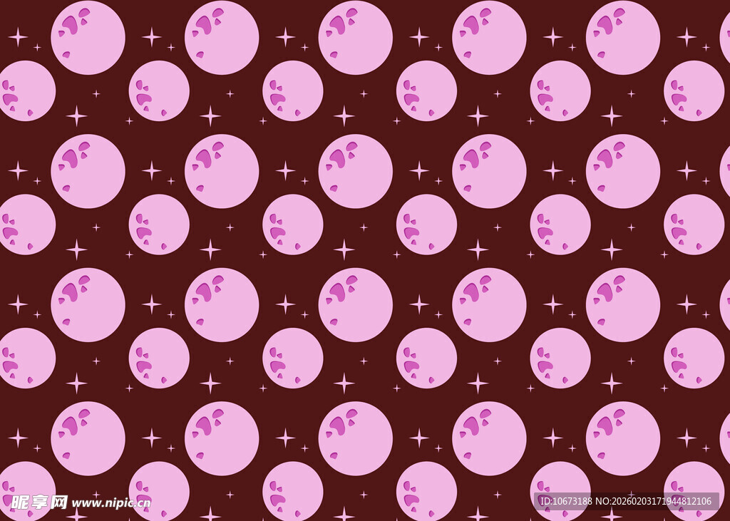 粉色圆点图案背景纹理