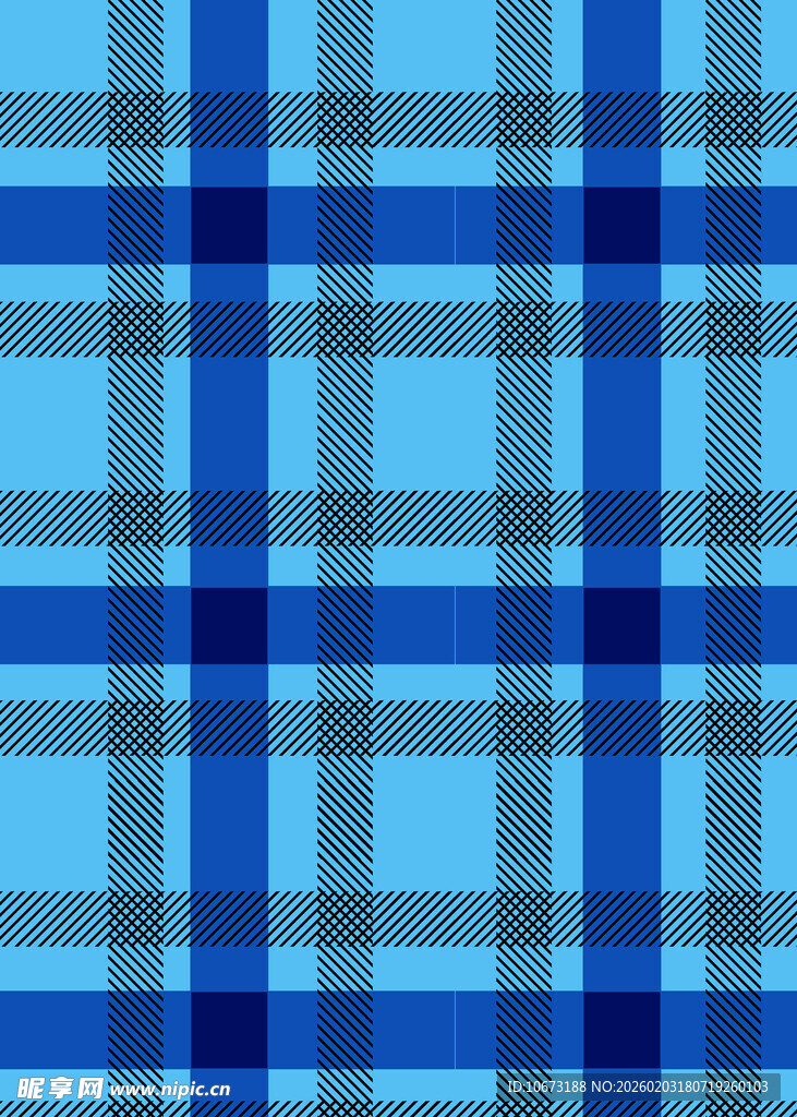 蓝色格子图案背景