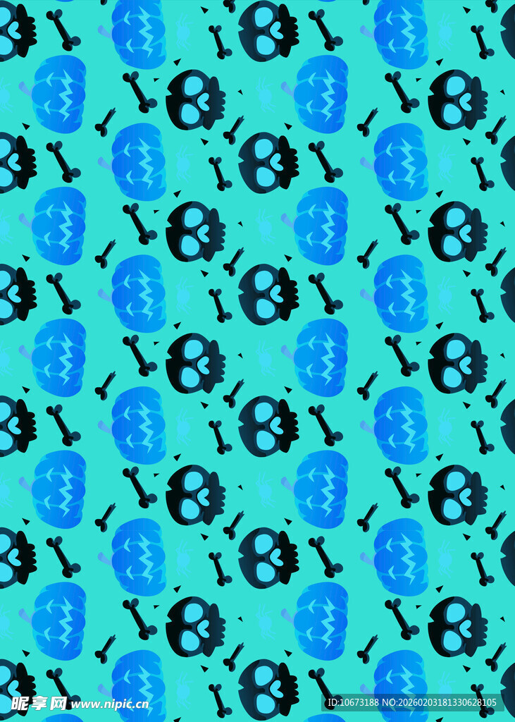 蓝色抽象图案纹理背景