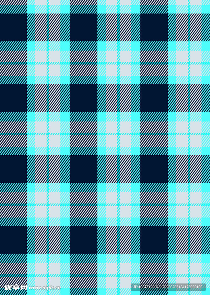 蓝粉格子图案背景