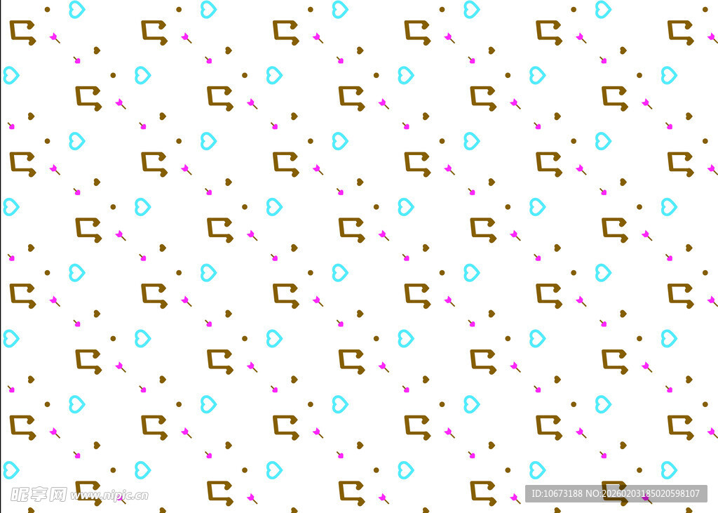 可爱小狗图案背景纹理