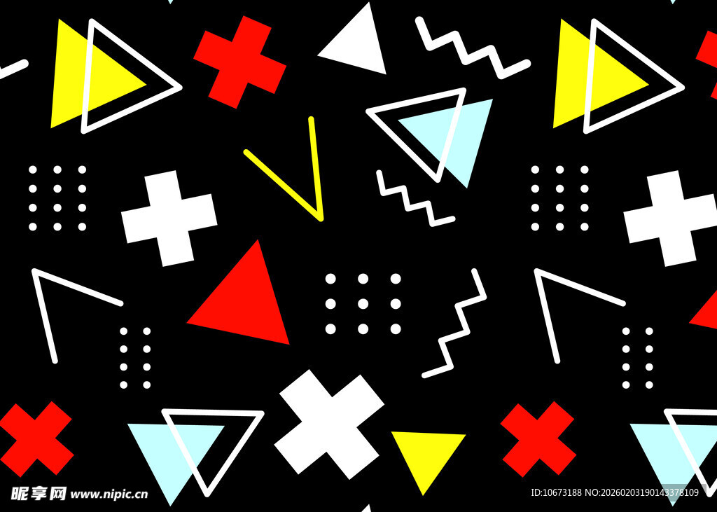 几何图形抽象图案背景