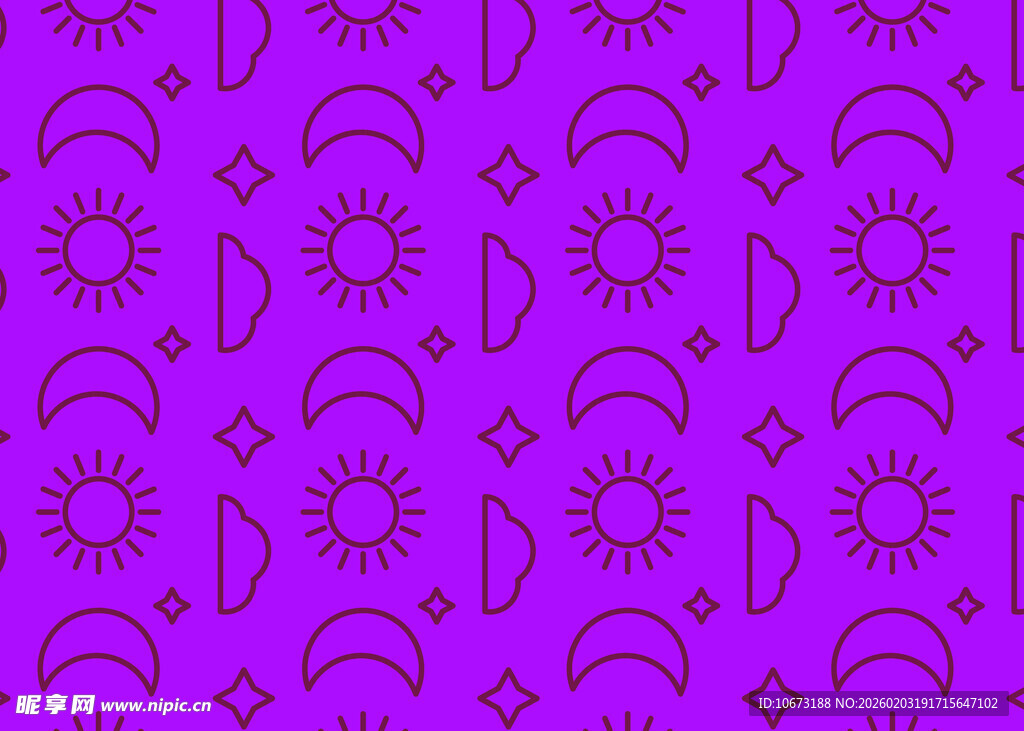 紫色几何图案无缝背景