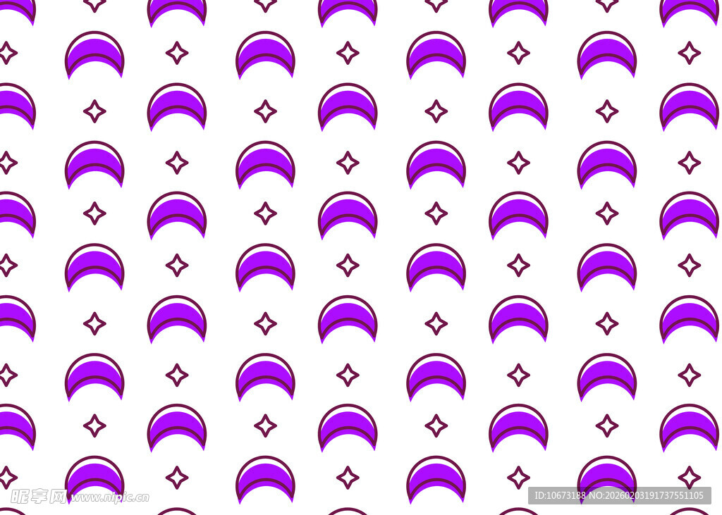 紫色几何图案无缝背景