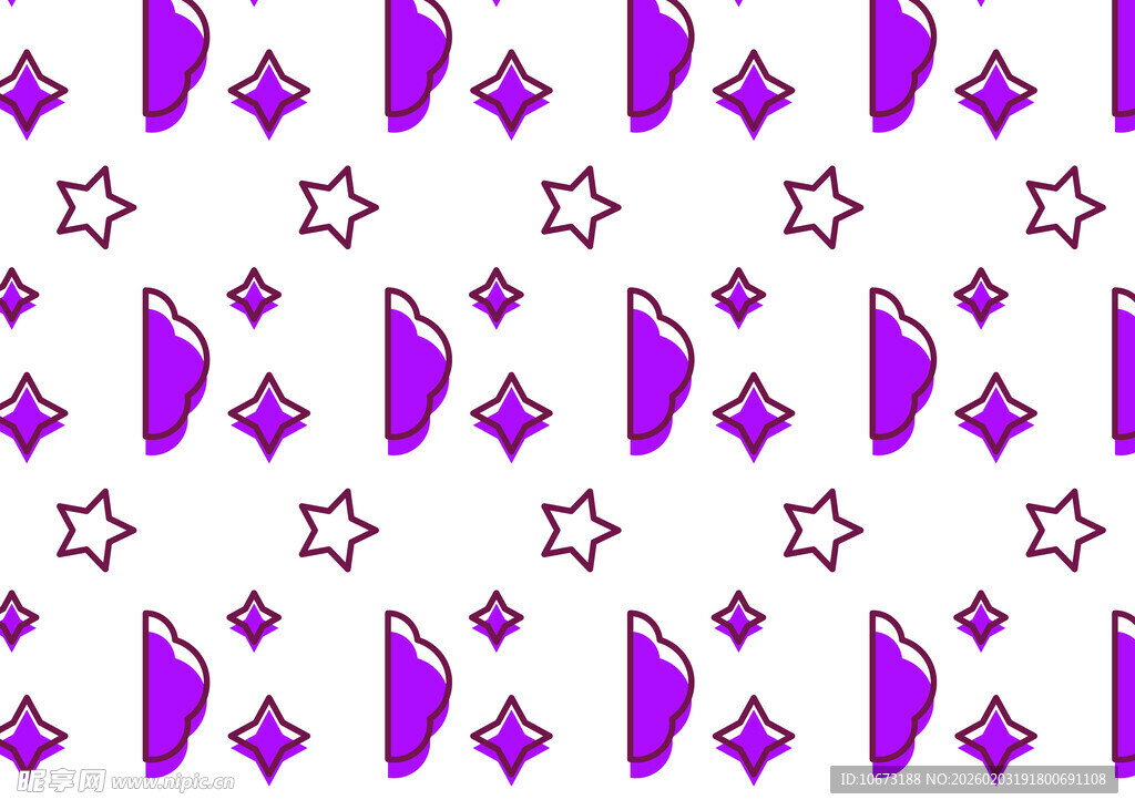 紫色几何图案无缝背景