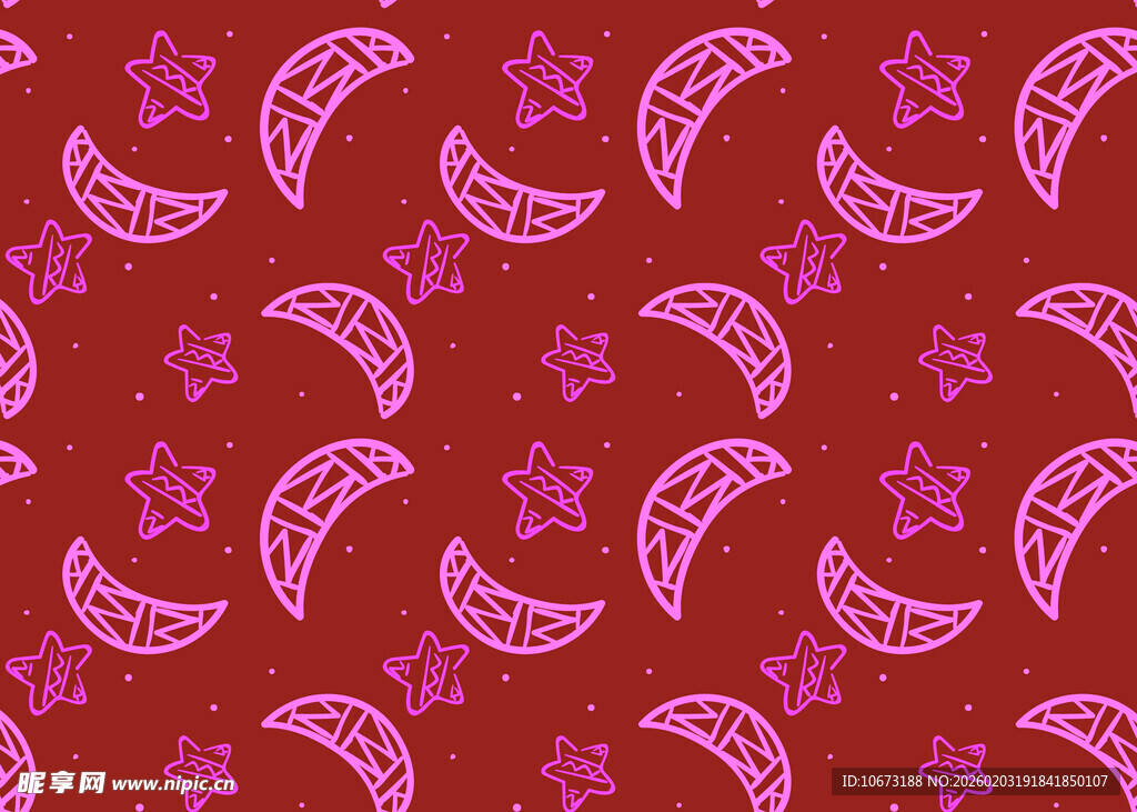 粉色佩斯利花纹图案背景