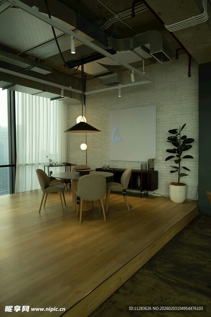 现代简约风室内休闲空间