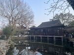 江南水乡古建筑风景图拙政园苏州