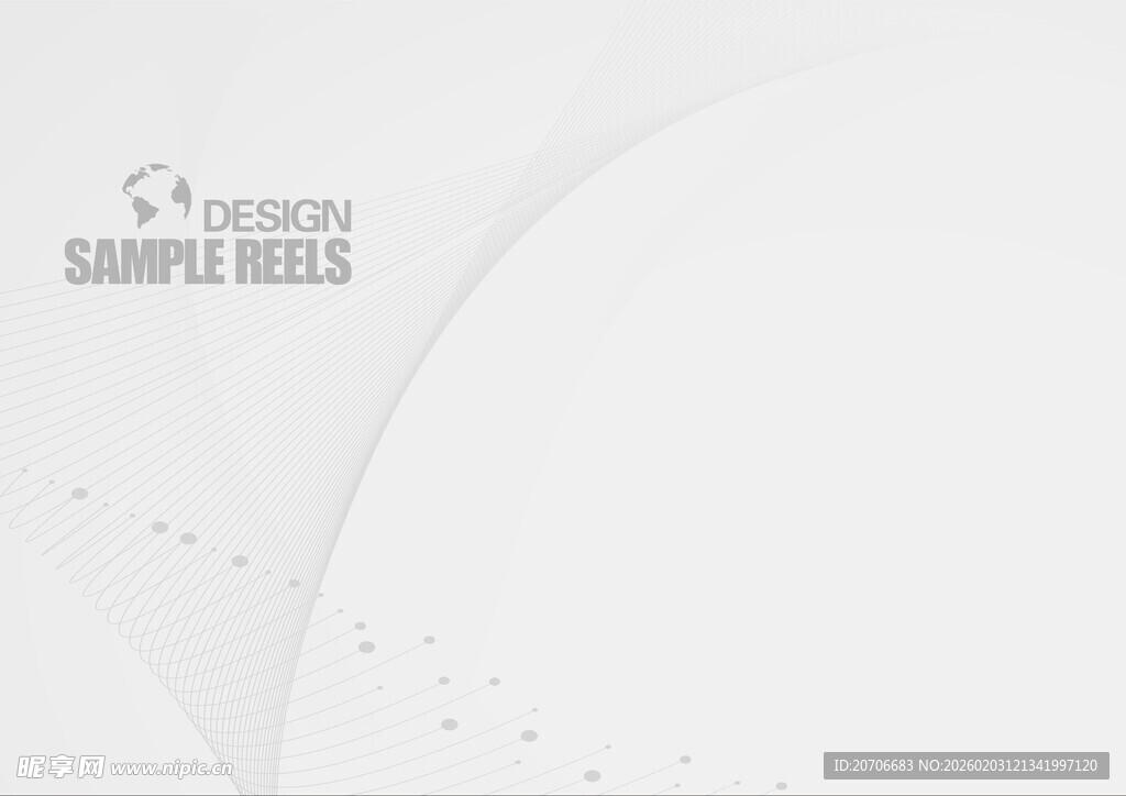 平面设计 作品集目录  极简风