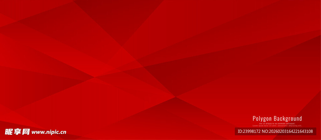 红色几何背景