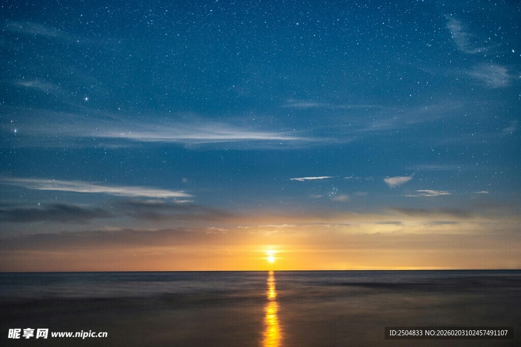 海上日出美景