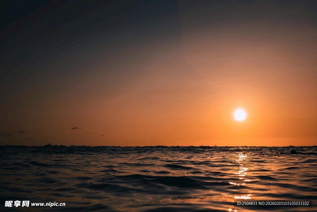 海上日落美景