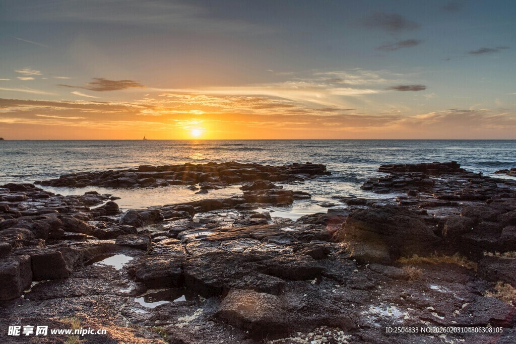 海边日落美景