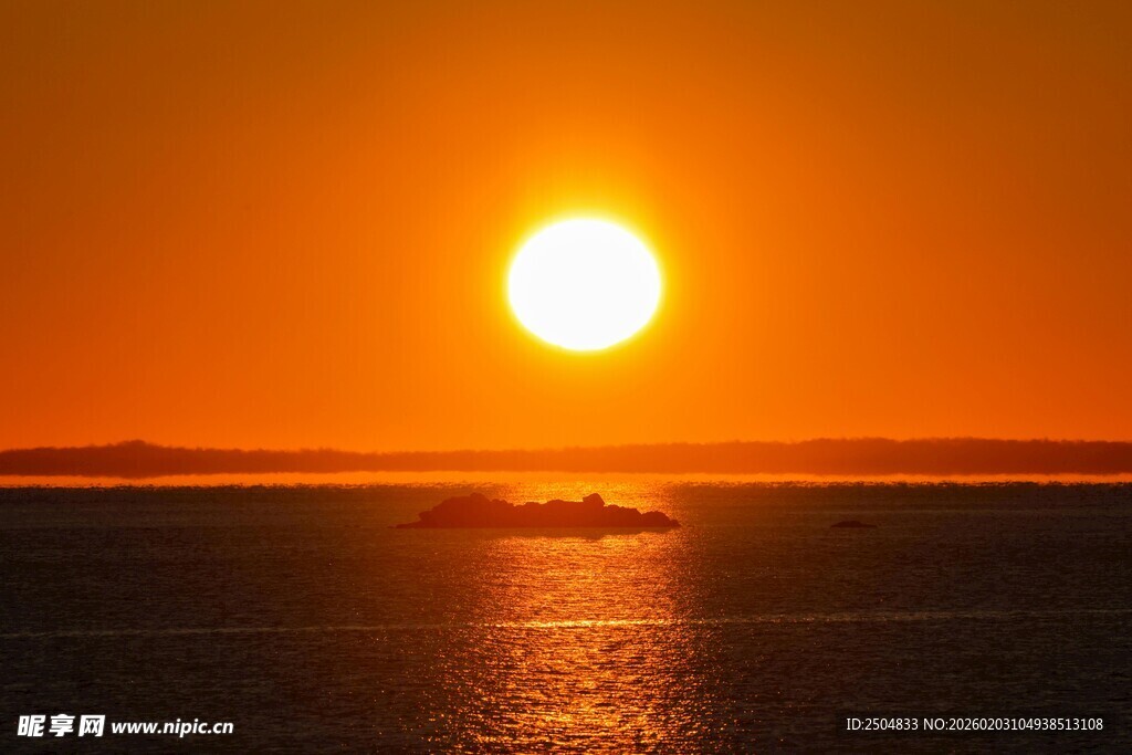 海上落日美景