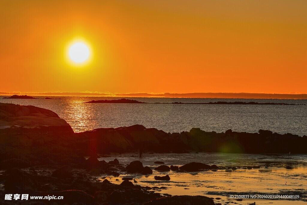 海边日落美景
