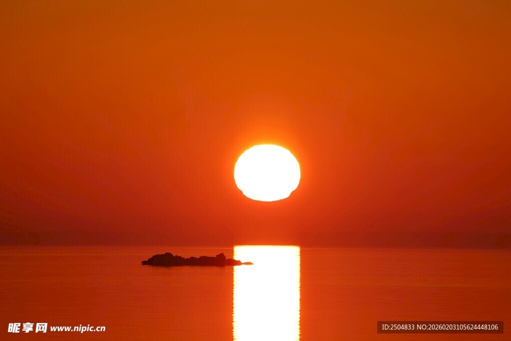 海上落日美景