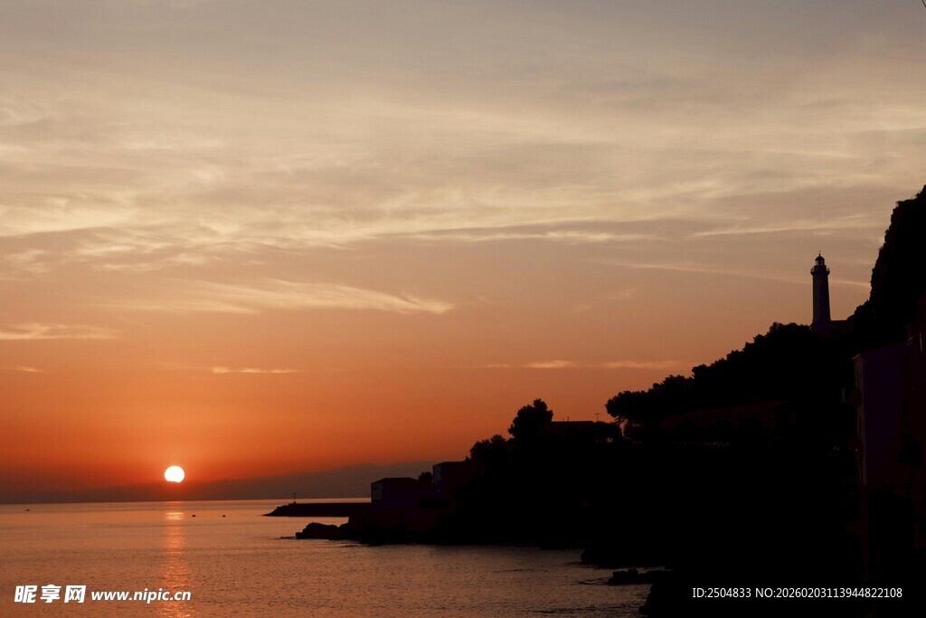 海边日落美景