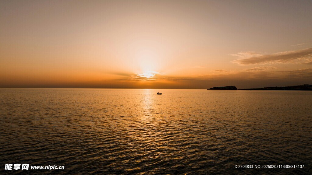 海上落日美景