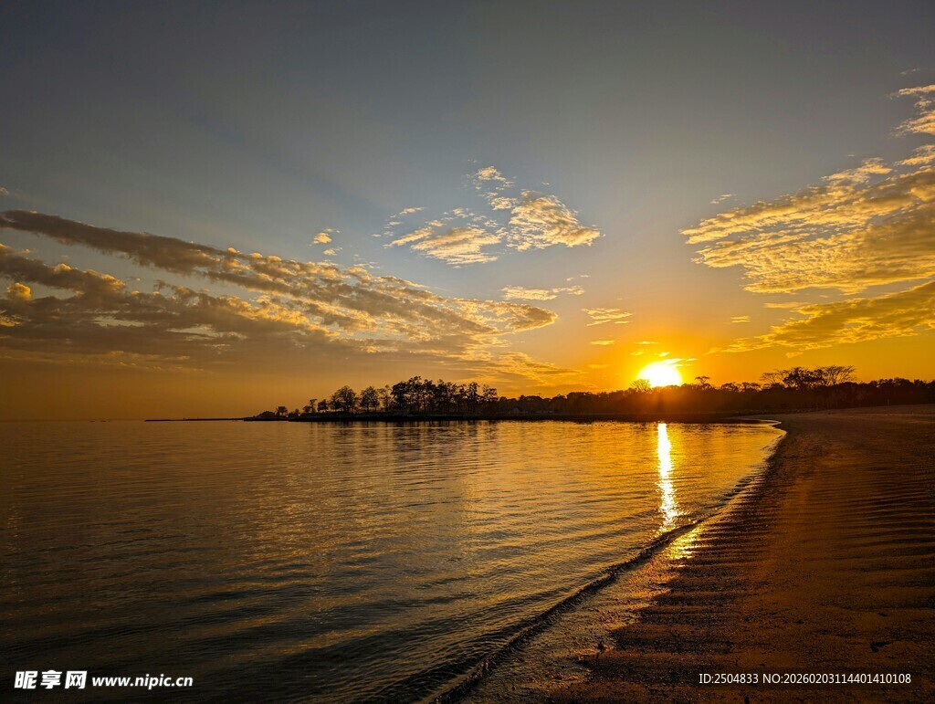 海边日落美景