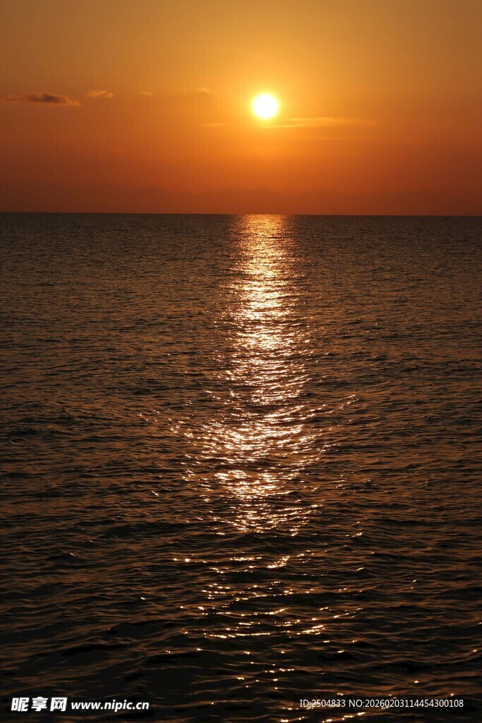 海上落日美景