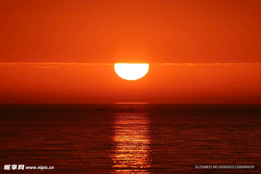海上落日美景