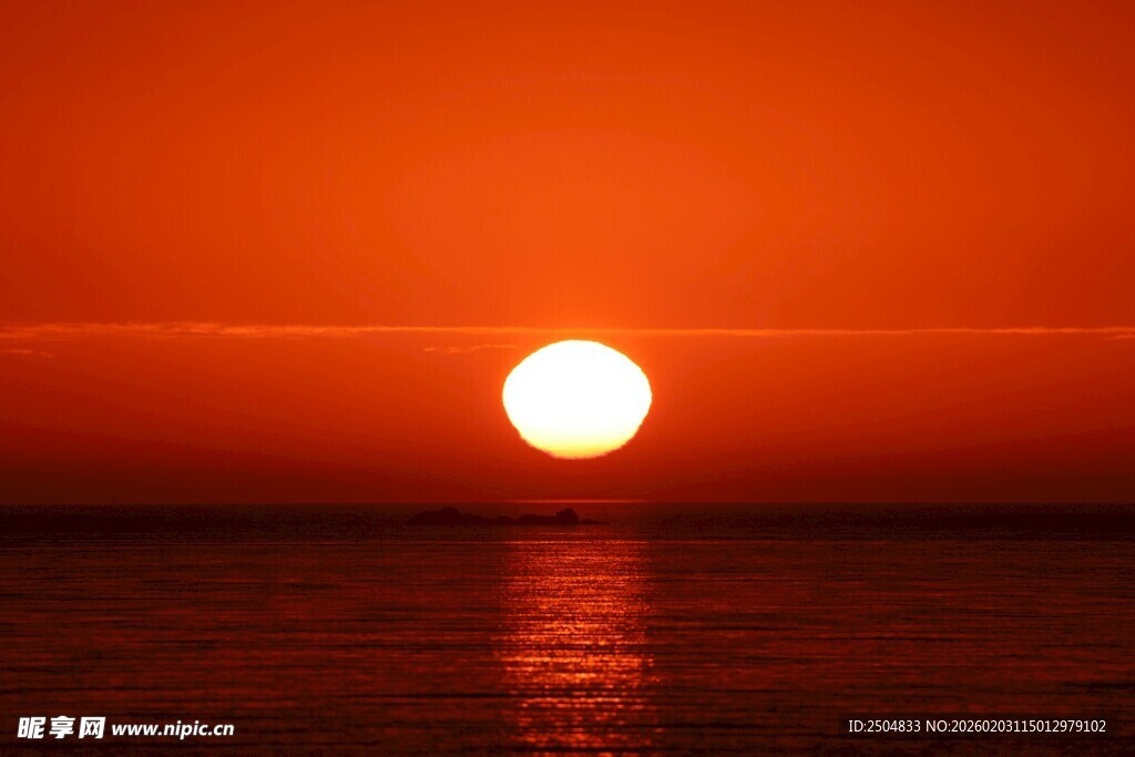 海上落日美景