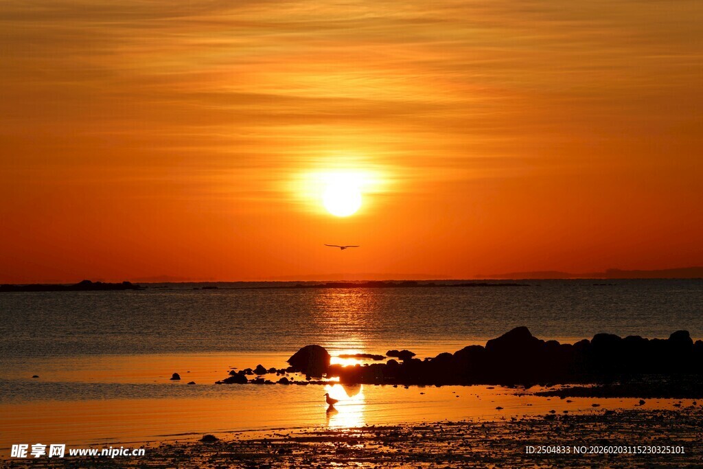 海边日落美景